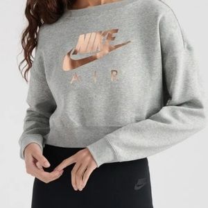 SOLD//Nike Long-sleeve Rose Gold Top